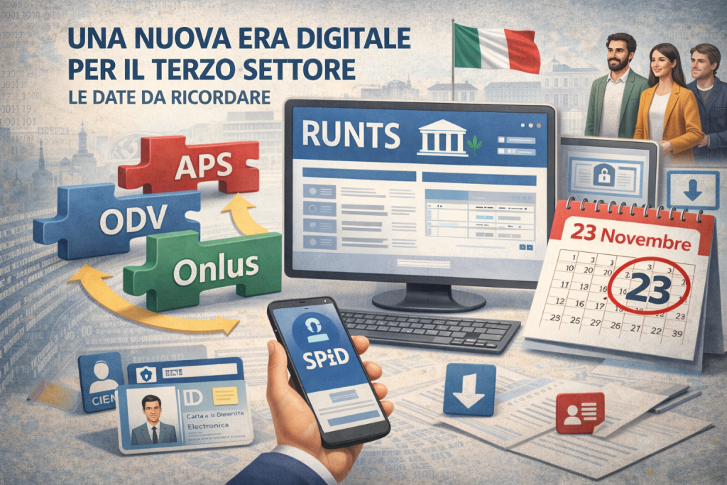 Inizia una nuova era digitale per il Terzo Settore: le date da ricordare