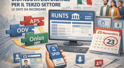 Inizia una nuova era digitale per il Terzo Settore: le date da ricordare